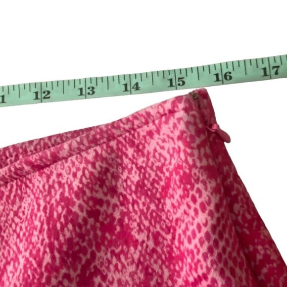 URBAN OUTFITTERS - SIZE 10 - WOMEN’S VIVICA FAUX LEATHER PANTS - SNAKESKIN PINK - Picture 5 of 12